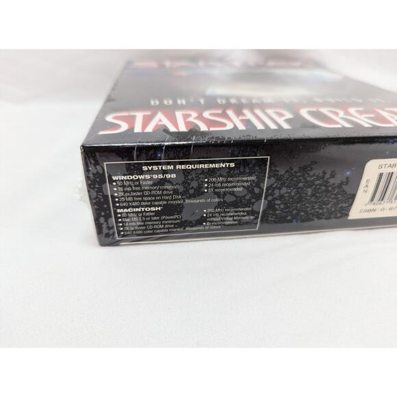 Star Trek Starship Creator Big Box PC Game Video Simulation 1998 Version Windows - Picture 9 of 10